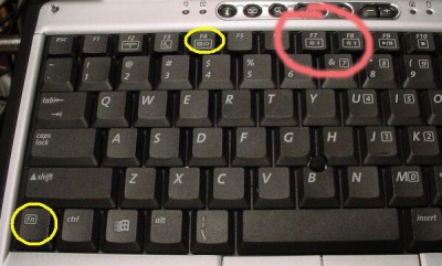 Не работает клавиша Fn на ноутбуке
